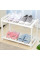 Регульована кухонна полиця для зберігання Kitchen Rack 38–70 см висувна стелажна система під раковину органайзер для кухні білий