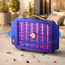 Знищувач комах акумуляторний Mosquito Lamp BG-009, ультрафіолетова антимоскітна лампа від комарів, мух та молі