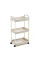 Етажерка на колесах 3-ярусна пластикова для зберігання Kitchen Storage Rack органайзер для кухні ванної офісу 41×25×72 см