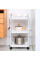 Етажерка на колесах 3-ярусна пластикова для зберігання Kitchen Storage Rack органайзер для кухні ванної офісу 41×25×72 см