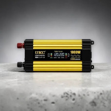 Перетворювач напруги KSM 1000W 12V LCD + 2 USB, автомобільний інвертор 12В 220В з дисплеєм