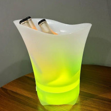 Світлодіодне відро для льоду Bucket Light з Bluetooth колонкою та LED підсвічуванням, барне відро для охолодження напоїв з USB