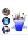 Світлодіодне відро для льоду Bucket Light з Bluetooth колонкою та LED підсвічуванням, барне відро для охолодження напоїв з USB