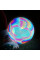 Футбольний м’яч голографічний BRIGHT BALL світловідбивний зі світінням у темряві, тренувальний м’яч No5 з TPU та EVA матеріалів