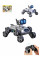 Інтерактивний робот-собака CX-103 8 колісний трюковий RC пес на пульті 2.4 ГГц LED музика сірий білий