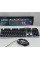 Ігровий комплект XSTRIKE X-1014 клавіатура + миша RGB дротовий USB геймерський набір мембранна 104 клавіші чорний