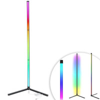 Кутова підлогова LED лампа Corner Light RGB 120 см з пультом дистанційного керування, декоративний світильник для інтер’єру