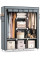 Тканинна складана шафа органайзер Storage Wardrobe 88130 з 8 полицями та 3 секціями, шафа для одягу та взуття