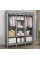 Тканинна складана шафа органайзер Storage Wardrobe 88130 з 8 полицями та 3 секціями, шафа для одягу та взуття
