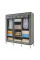 Тканинна складана шафа органайзер Storage Wardrobe 88130 з 8 полицями та 3 секціями, шафа для одягу та взуття