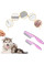 Набір для грумінгу тварин Pet Grooming 8 в 1, комплект для догляду за собаками та котами з щітками, кігтерізом та гребінцями