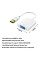 Конвертер HDMI VGA STLab U-990 Pro BTC, адаптер HDMI на VGA, перехідник для підключення монітора та проєктора Full HD 1080p