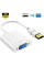 Конвертер HDMI VGA STLab U-990 Pro BTC, адаптер HDMI на VGA, перехідник для підключення монітора та проєктора Full HD 1080p