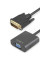 Адаптер DVI VGA Addap DVI2VGA-01, відео конвертер DVI на VGA, перехідник для монітора та проєктора Full HD 1080p