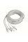 Готовий комбінований кабель RJ45 + DC 20 м мідний для IP-камер, відеоспостереження, роутера та мережевого обладнання
