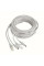 Готовий комбінований кабель RJ45 + DC 20 м мідний для IP-камер, відеоспостереження, роутера та мережевого обладнання