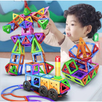 Дитячий магнітний конструктор Magical Magnet 3D, 98 деталей, розвивальна іграшка