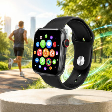 Смарт-годинник HiWatch T500+ чорний із Bluetooth, дзвінками, пульсометром і спортивними режимами