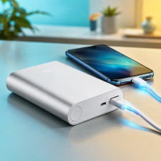 Зовнішній акумулятор Power Bank Mi 10400 мА·год із USB-виходом 2 А та індикатором заряду