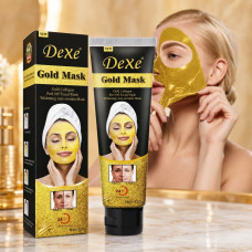 Золота маска-плівка для обличчя Dexe Gold Mask з колагеном 120 г