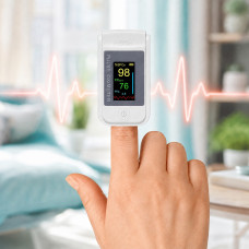 Пульсоксиметр на палець LK-89 Pulse Oximeter для вимірювання сатурації та пульсу