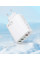 Мережевий зарядний пристрій 65 Вт на 5 портів: 2 × USB Type-C PD та 3 × USB-A QC 3.0