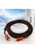 Кабель HDMI–HDMI Red/Gold 15 м v1.4 із позолоченими конекторами, підтримкою 4K, 3D та ARC
