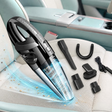 Акумуляторний автомобільний пилосос Vacuum Cleaner E-6 XL-830 120 Вт, 9000 Па, для сухого та вологого прибирання