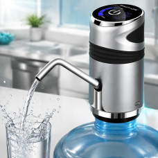 Автоматична акумуляторна помпа для води Water Dispenser XL-129 із сенсорним керуванням, срібляста