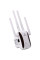 Wi-Fi-репітер LV-WR29 2,4 ГГц до 300 Мбіт/с із 4 антенами та режимами Repeater/AP/Router, білий