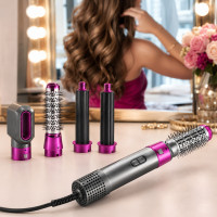 Стайлер 5 в 1 Hot Air Styler для сушіння, завивання та випрямлення волосся, 1000 Вт