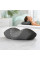 Ортопедична масажна подушка для шиї PILLOW LY-344 компактна сіра
