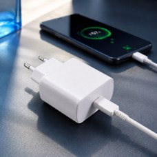 Мережевий зарядний пристрій EP-TA845 45W PD 3.0 з кабелем USB Type-C/Type-C 5A 1 м, чорний